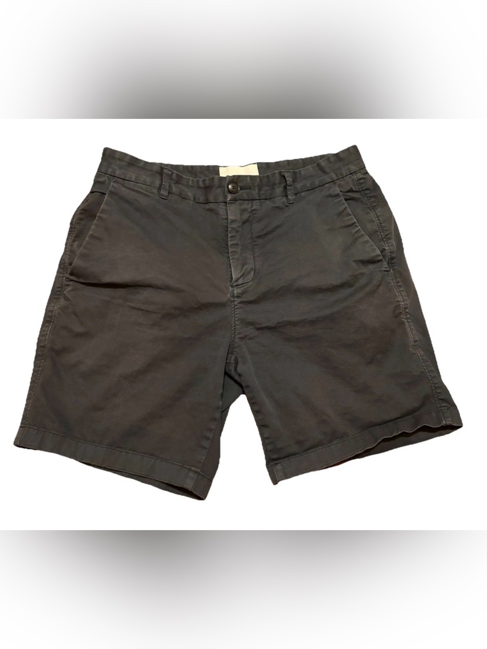 Everlane Black Chino Shorts Mens Size 31  7” Inseam Cotton Stretch Causal